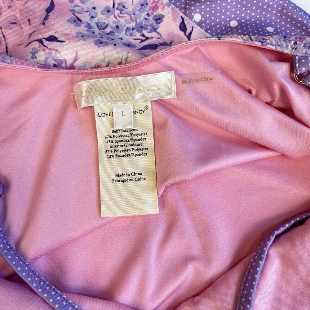 LoveShackFancy Lavender Floral One Piece Swimsuit - Picture 8 of 10